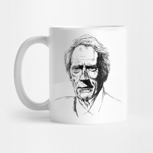 Clint Eastwood Portrait Mug